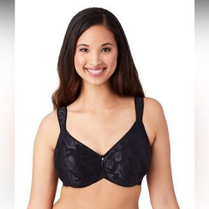 Wacoal Awareness Underwire Black Floral Bra